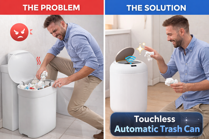 LYONZA Touchless Trash Can