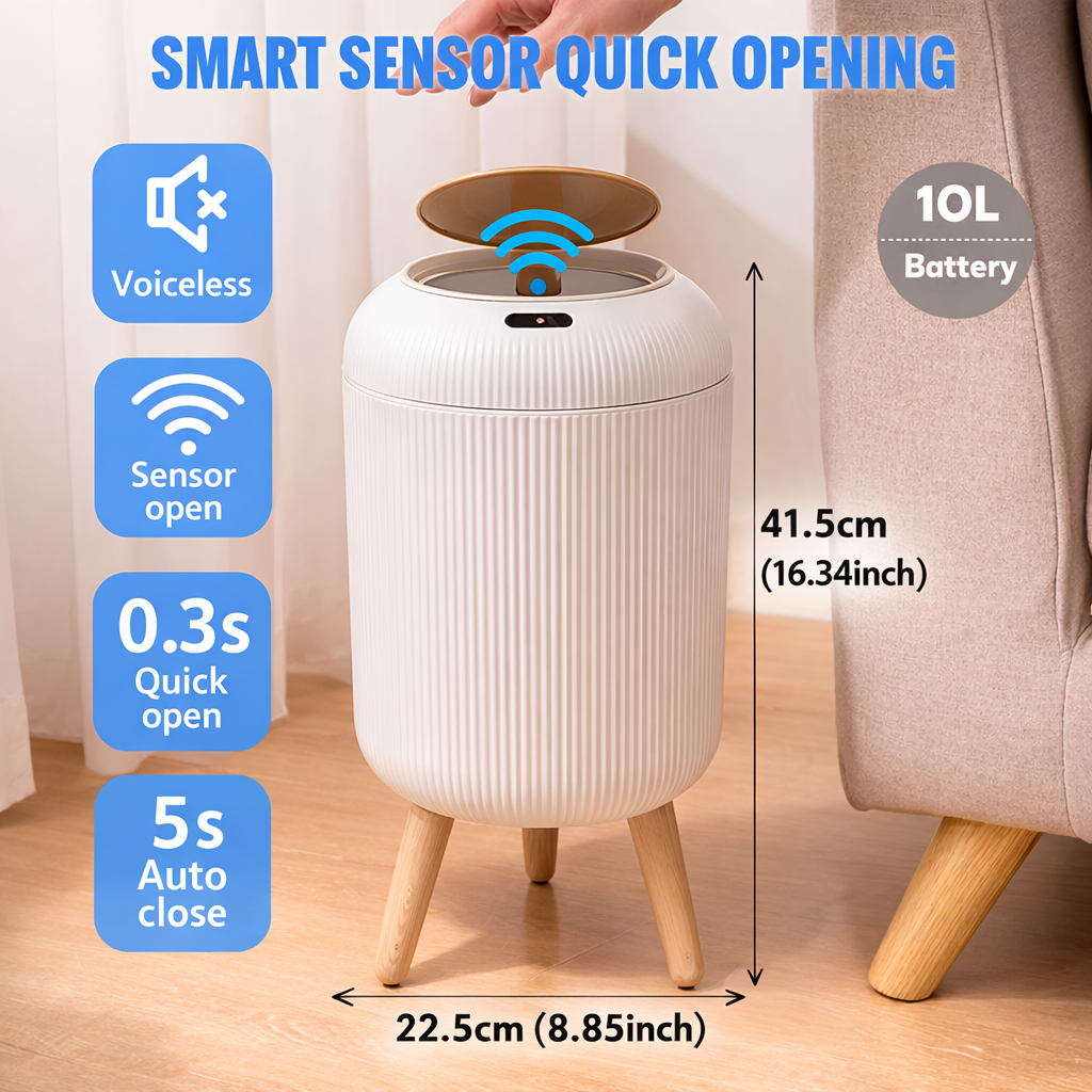 LYONZA Touchless Trash Can