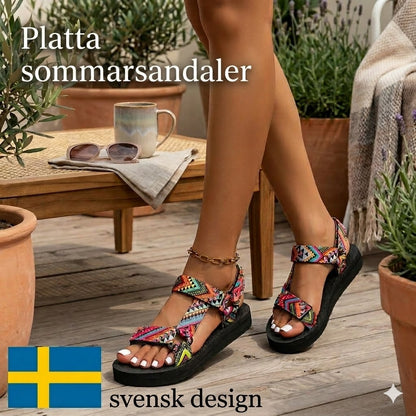Sandales plates d'été