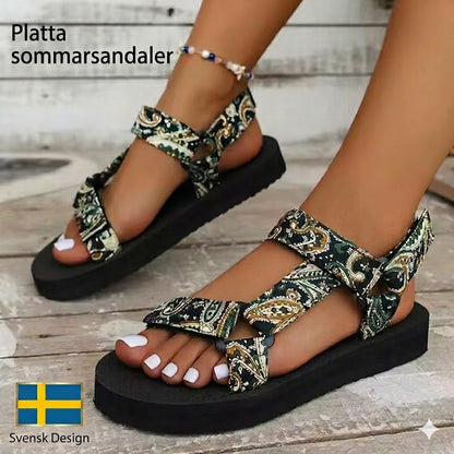 Sandales plates d'été